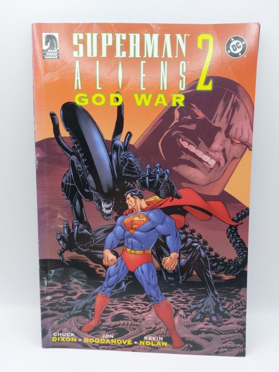 DC Comics Superman Aliens 2 God War 2003 Dark Horse Paperback Book