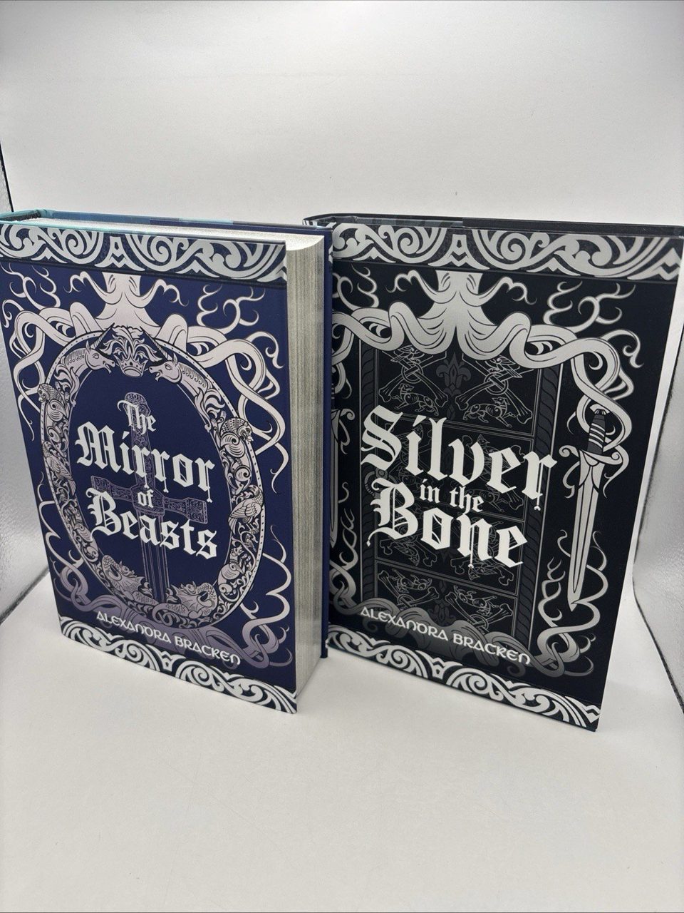 Silver In The Bone Duology Owlcrate Alexandra Bracken Signed. Mirror Beasts