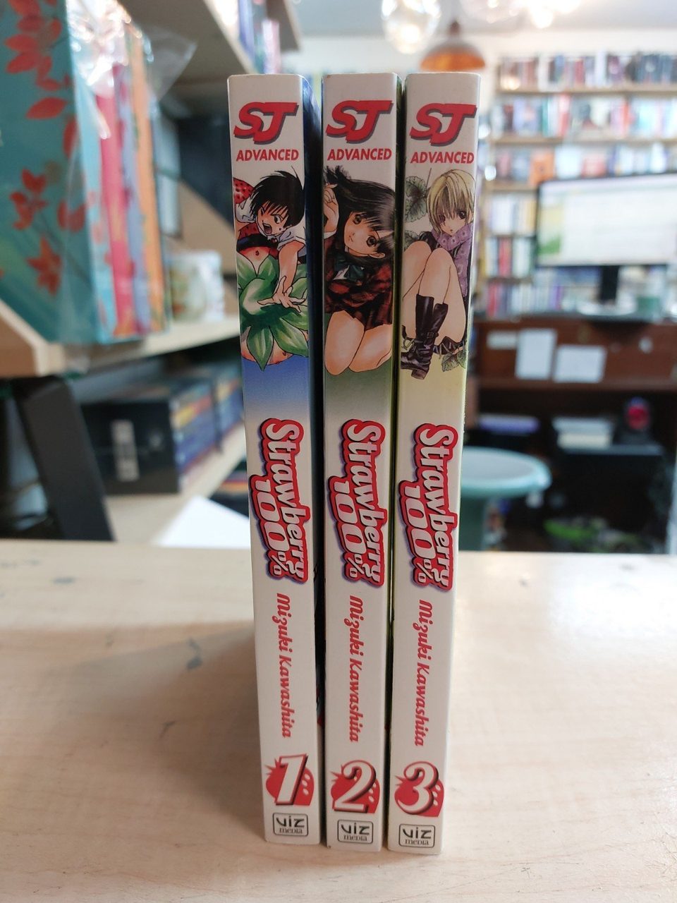 Strawberry 100% Vol 1-3 Paperback Mizuki Kawashita English Manga Shonen Jump