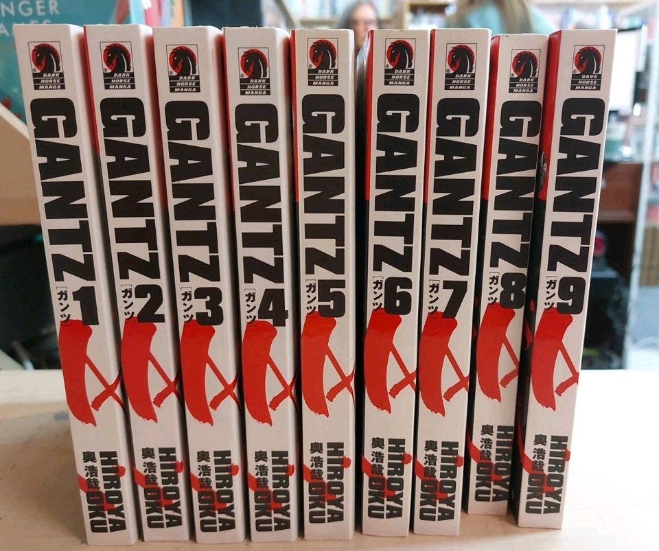 Gantz Manga by Hiroya Oku Series Volumes 1-9 English Dark Horse Comics