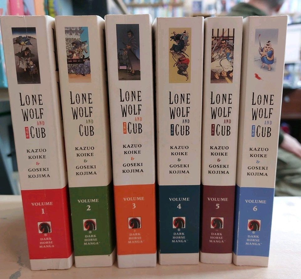 Lone Wolf And Cub Black Horse Manga Kazuo Koike & Goseki Kojima English Vol 1-6