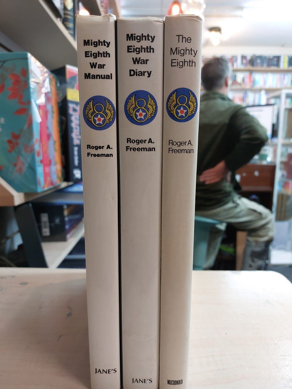 3 Mighty Eighth Books Roger A. Freeman Diary & Manuel