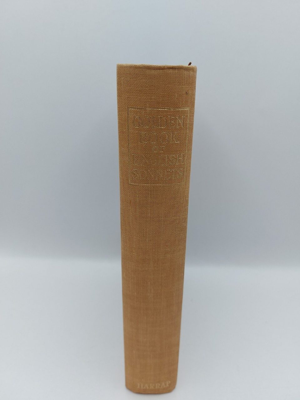 The Golden Book of English Sonnets William Robertson poetry poems 1934 Harrap