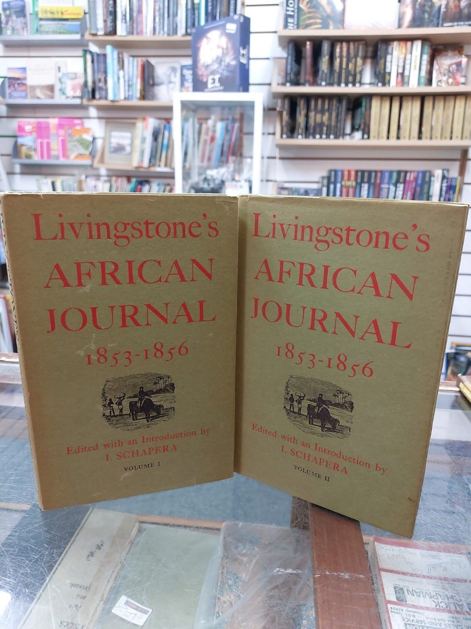 Good 1st Edition 1963 2 Vols Schapera Livingstone’s African Journal 1853-1856 HB