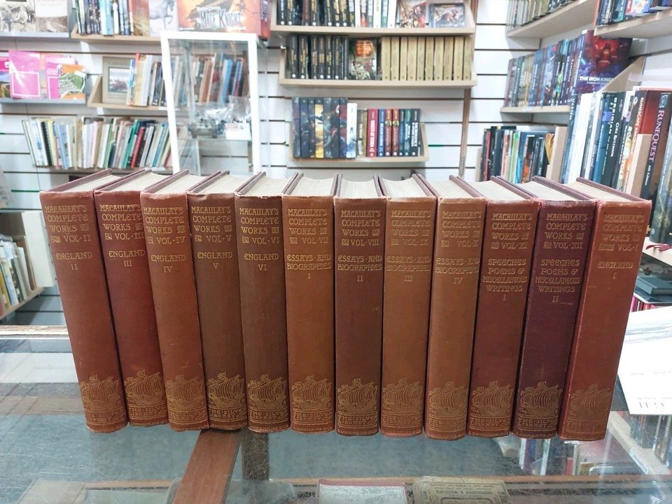 Macauleys Complete Works 12 Volume Set Longmans Green And Co