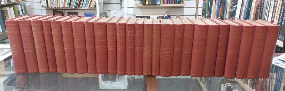 Robert Louis Stevenson Swanston Edition 25 Volume Set 1911 Numbered Edition
