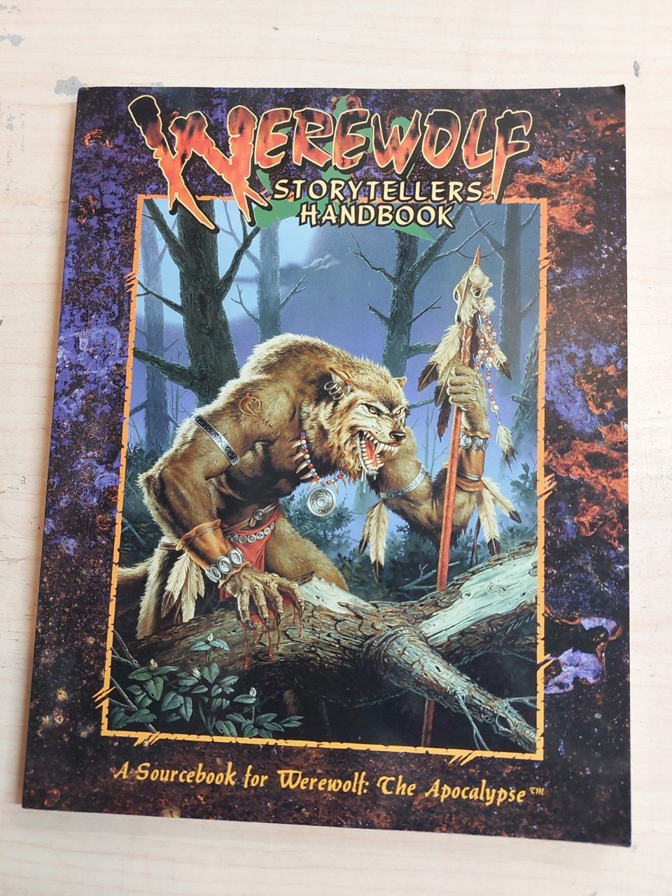 Werewolf Storytellers Handbook White Wolf RPG World of Darkness Sourcebook