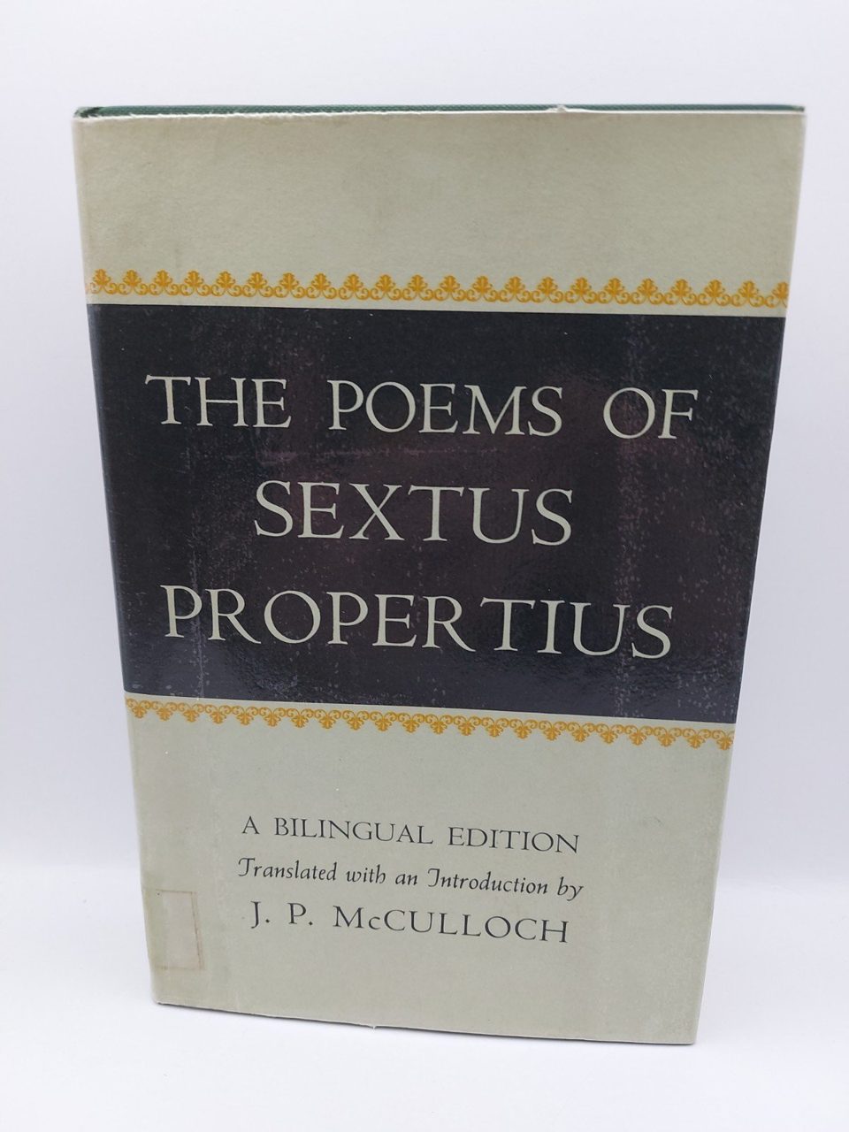Poems of Sextus Propertius : Bilingual Edition