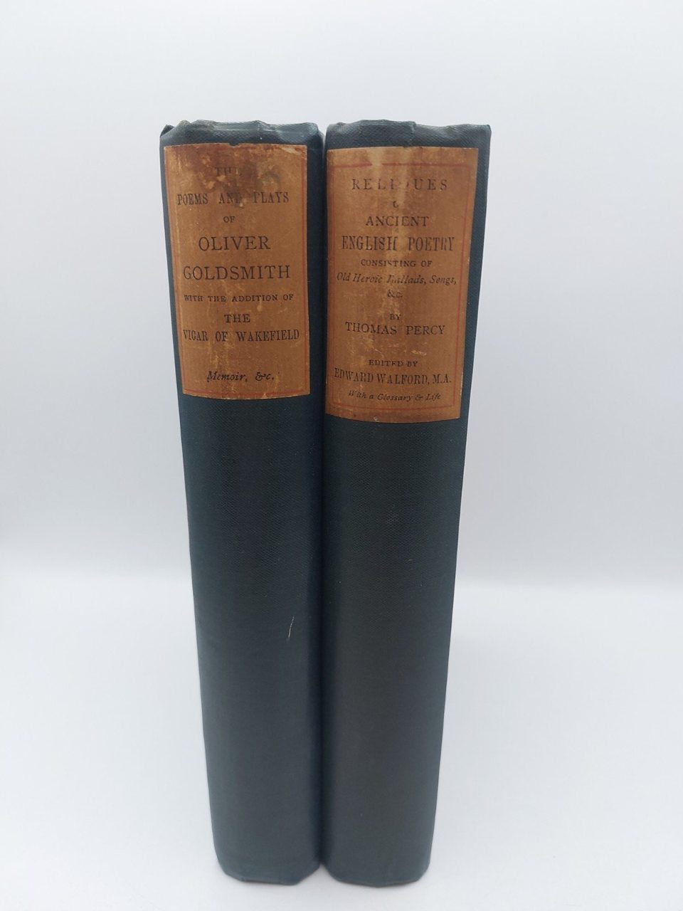 The Chandis Classics 2 Volumes Oliver Goldsmith Thomas Percy