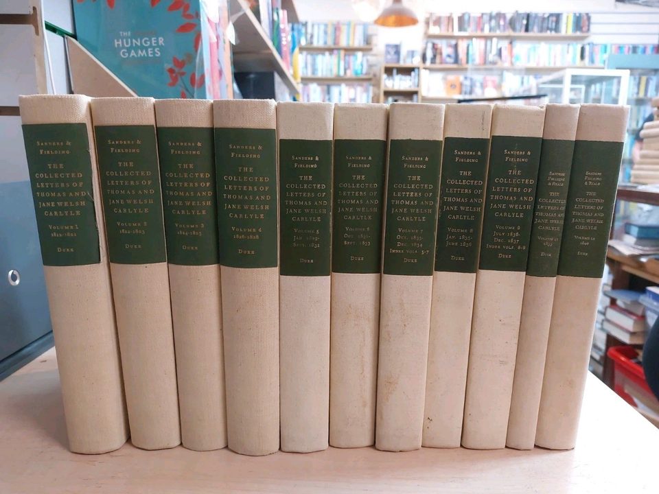 Sanders & Fielding Collected Letters Thomas Jane Welsh Carlyle 11 Volumes