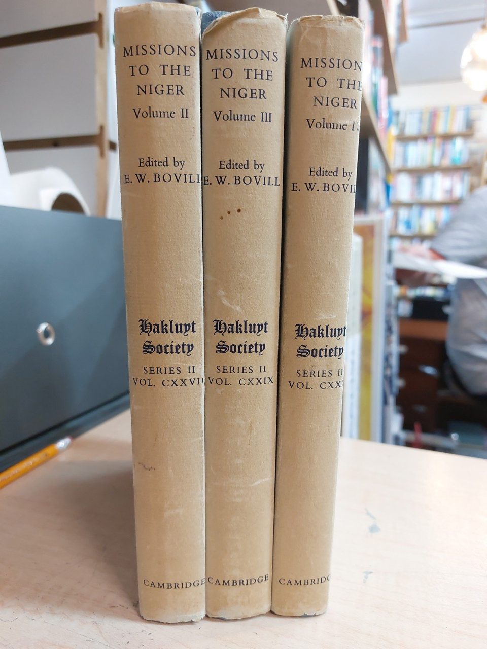 Mission To The Niger Volumes 2-4 EW. Bovill