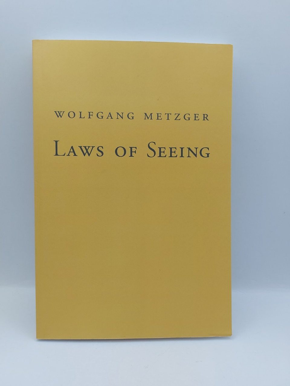 Laws of Seeing, Paperback Wolfgang Metzger