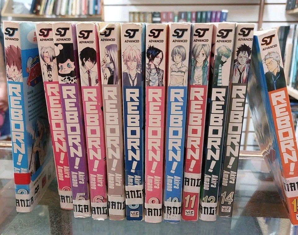 SJ Advanced Reborn Akira Amano English Manga 10 Volumes Ex Library