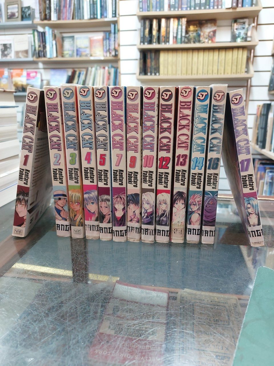 Black Cat English Manga 13 Volumes Kentaro Yabuki Shonen Jump