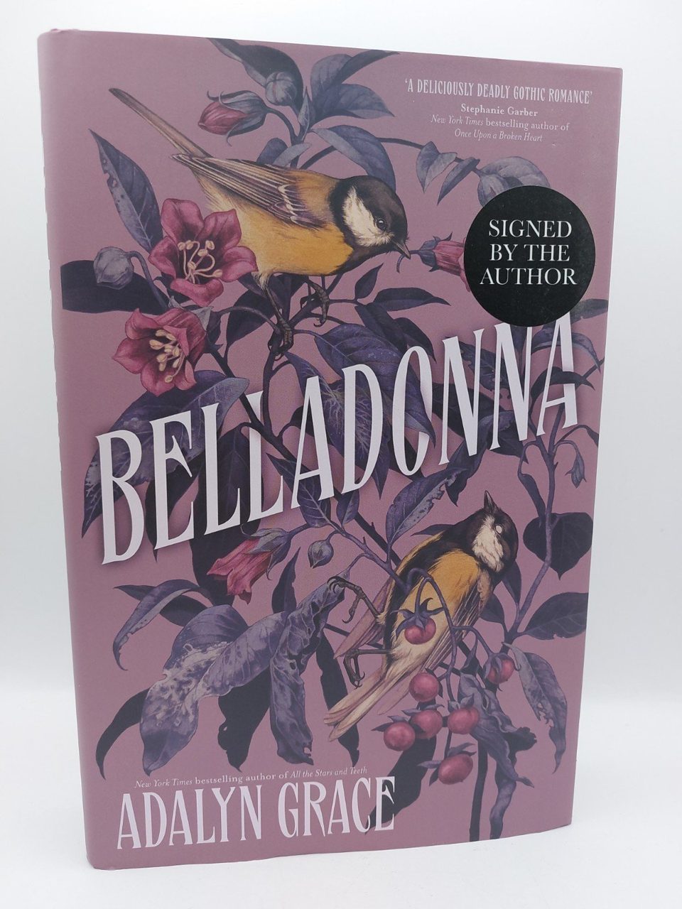 SIGNED Belladonna - 1st Edition First Print Misprint Pg208 Adalyn Grace