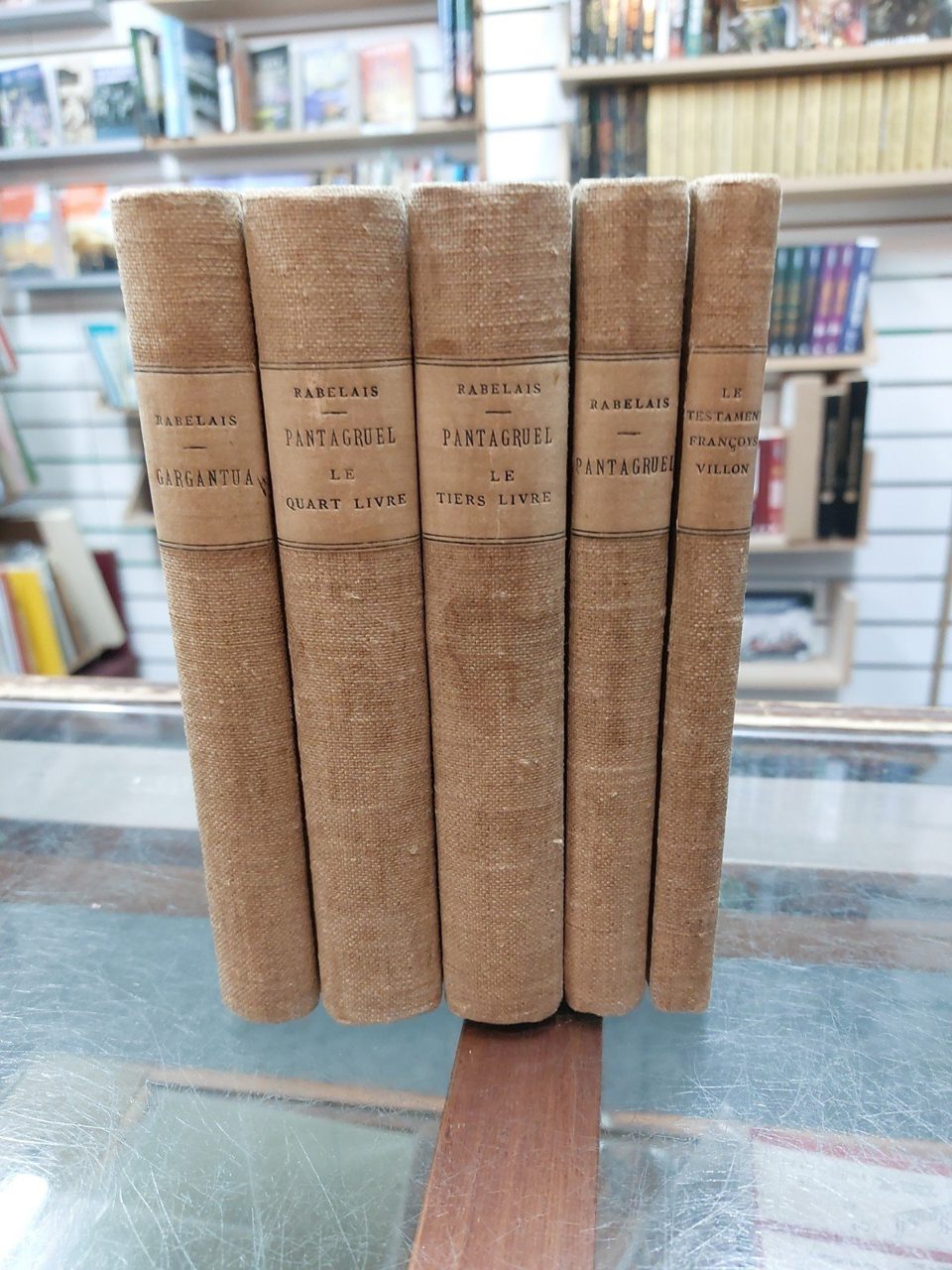 Rabelais 5 Volumes French Language Vintage