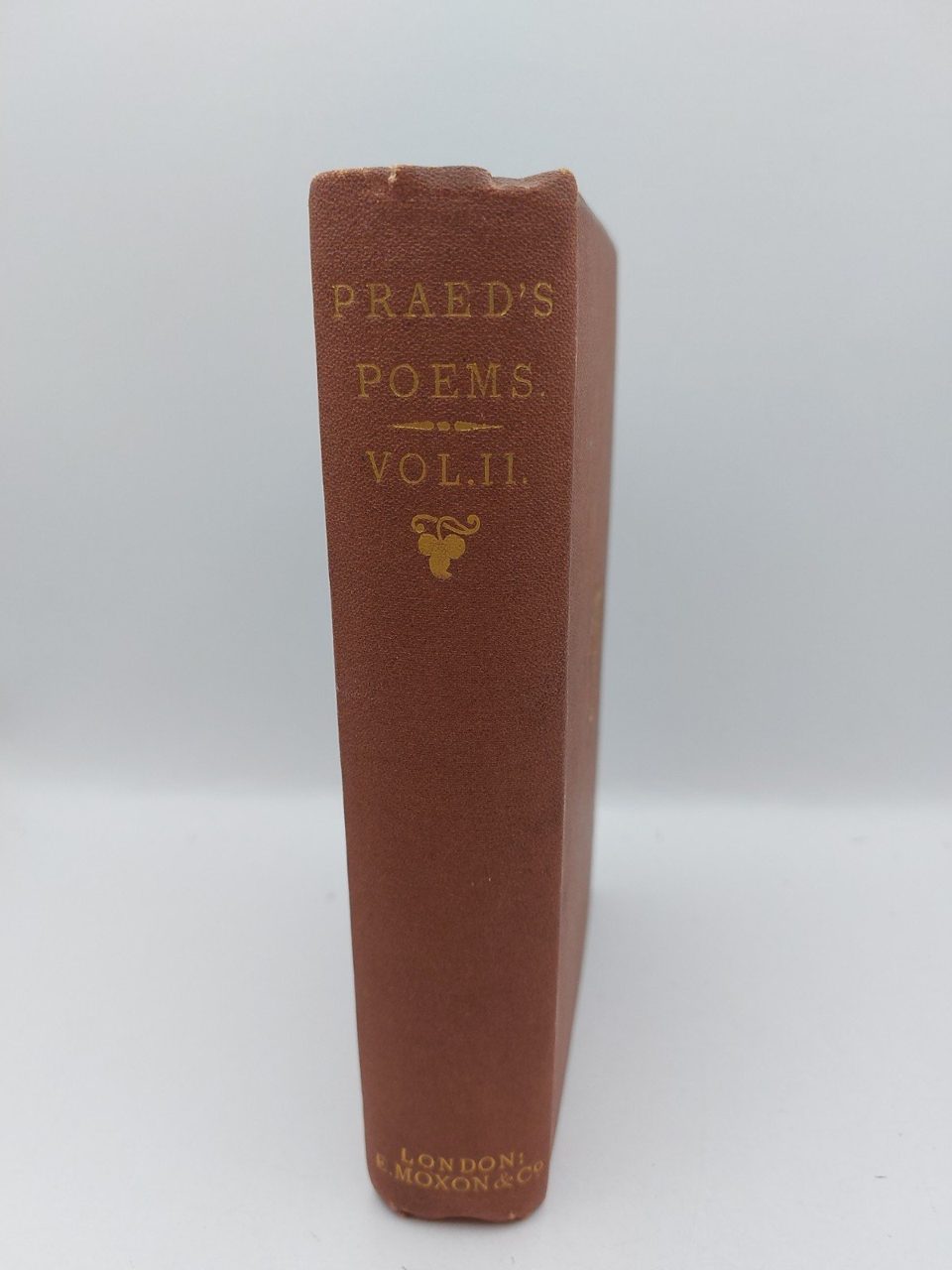 Praeds Poems Vol 2 1864 Winthrop Mackworth Praed I I