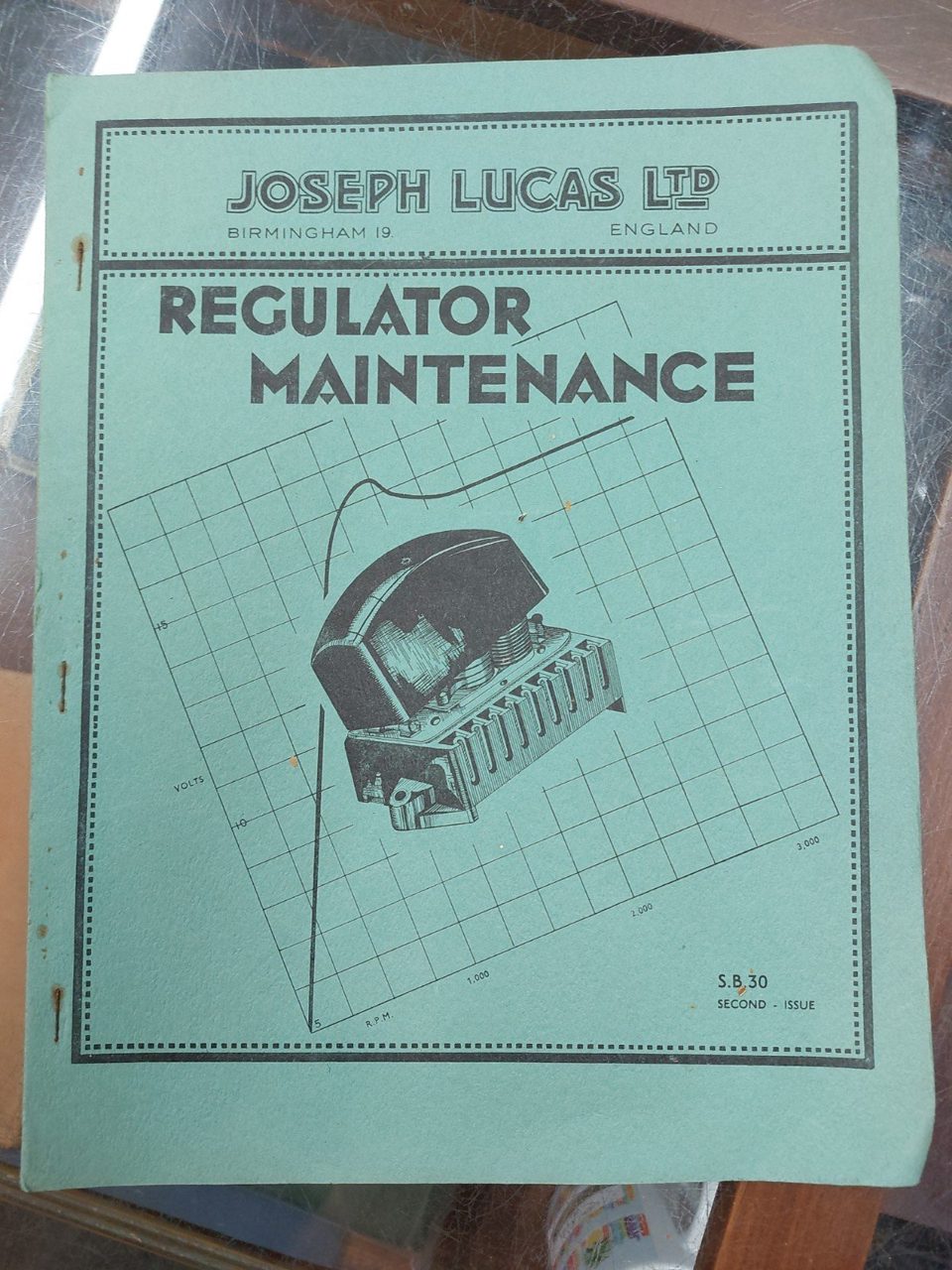 Joseph Lucas Ltd Regulator Maintenance Manual