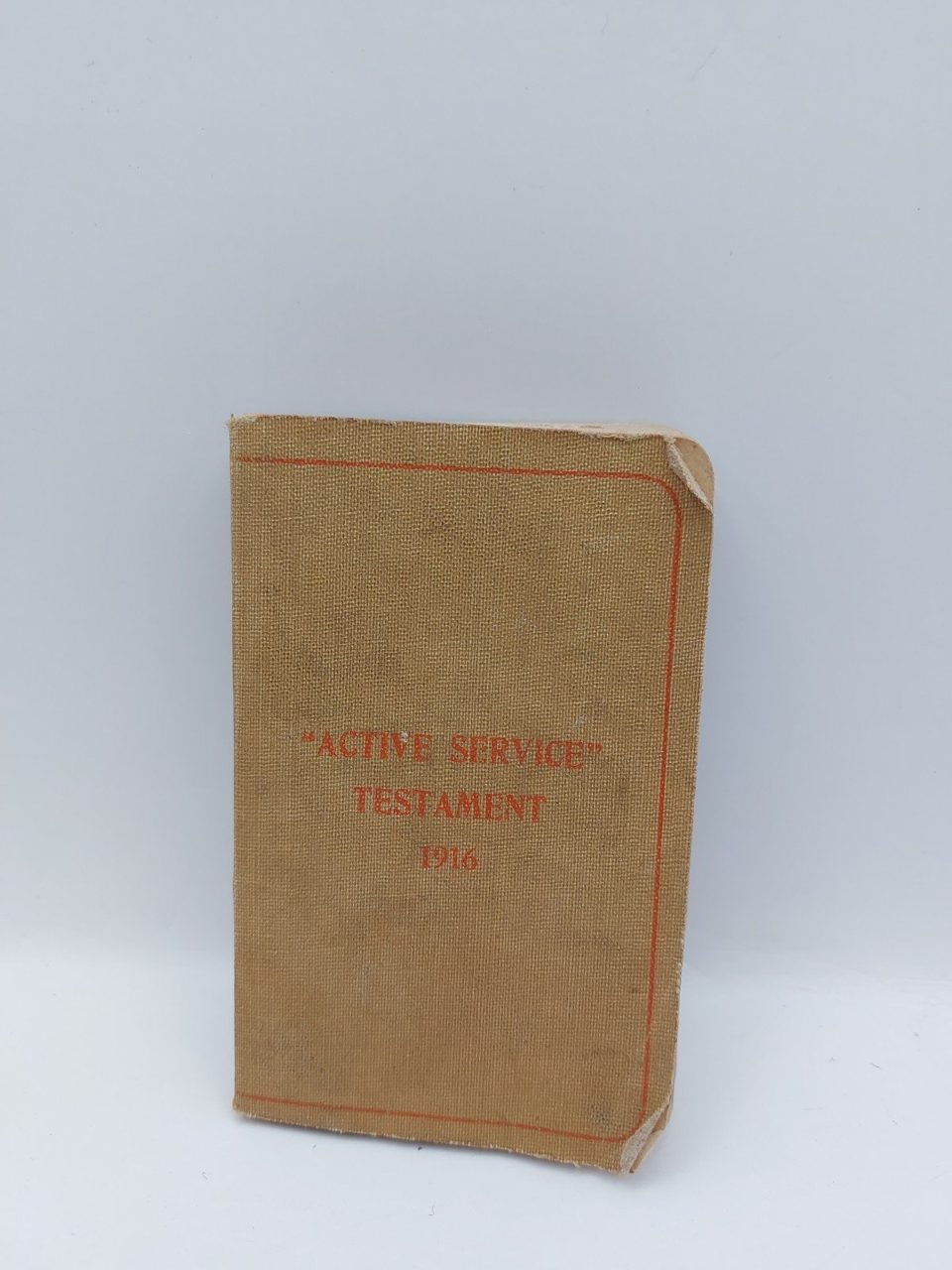 Active Service Testament 1916 Navy Military Bible Society