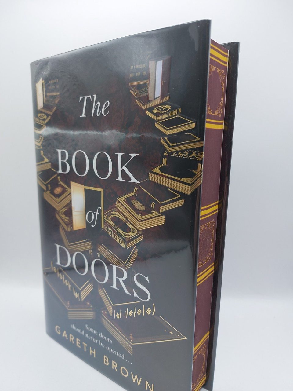 Signed Sprayed Edges Book of Doors Gareth Brown Numbered 1st Edition