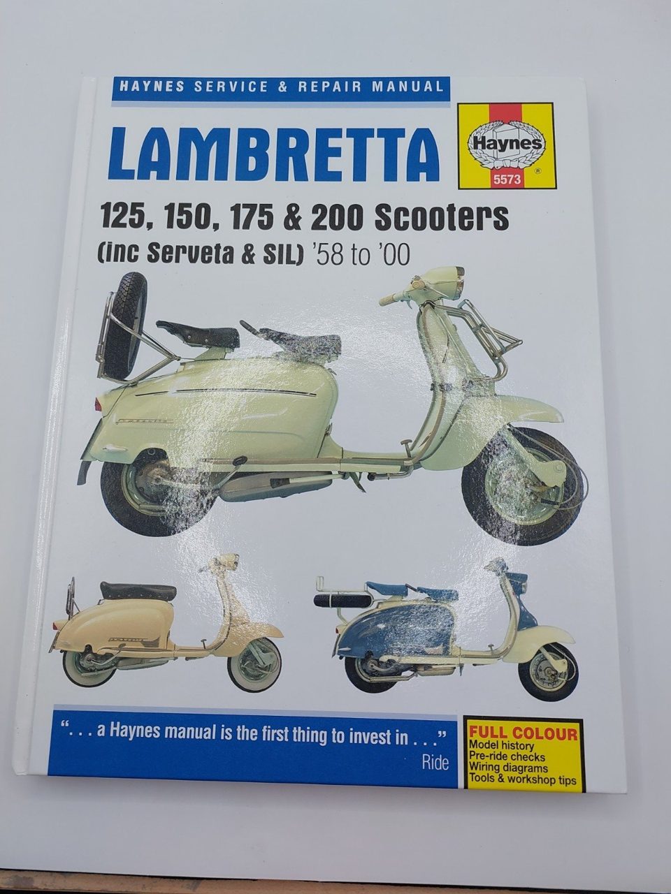 Haynes Lambretta Manual 125 150 175 200 Service Repair Workshop Book