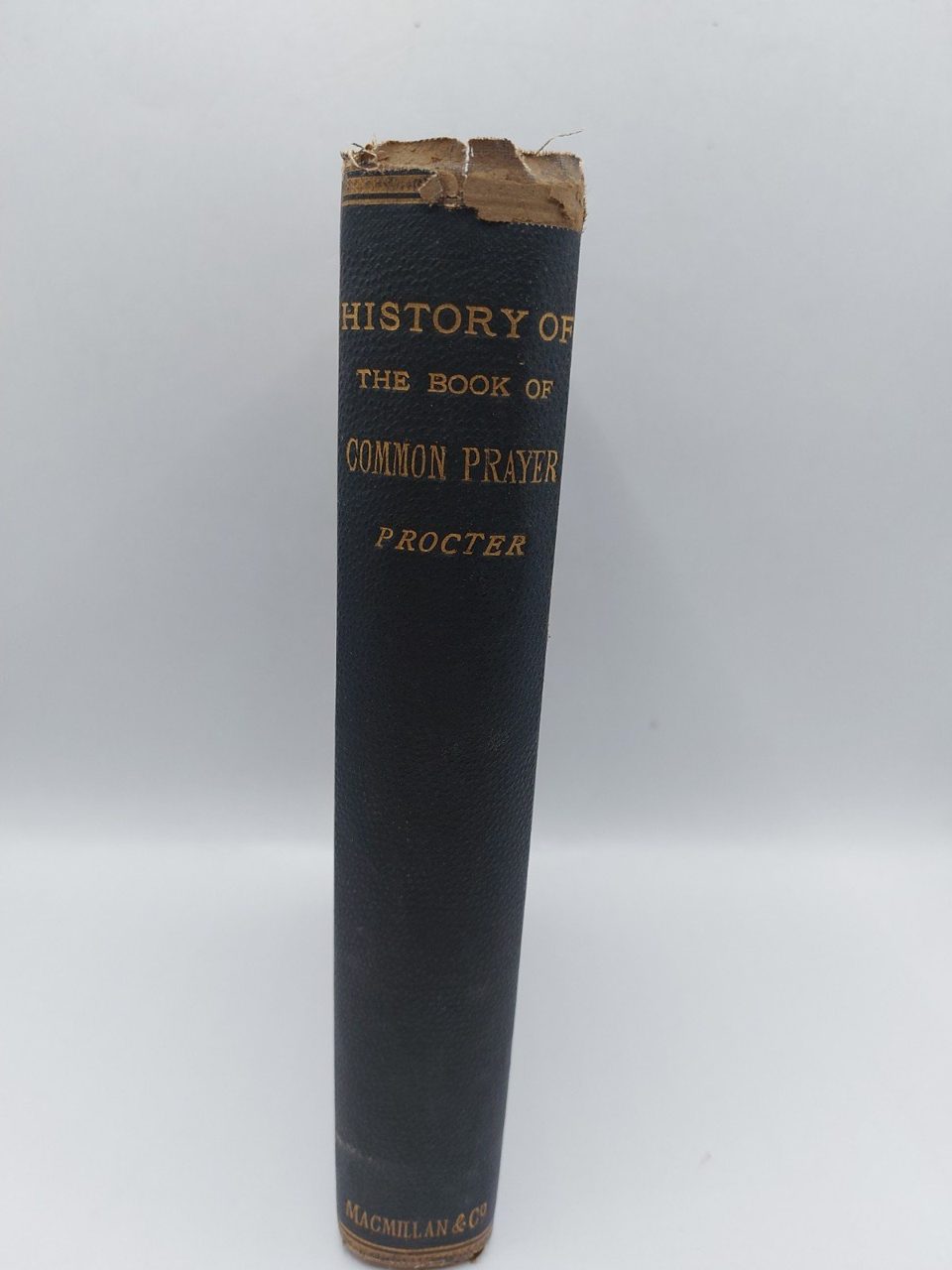 A History Book Common Prayer Francis Proctor