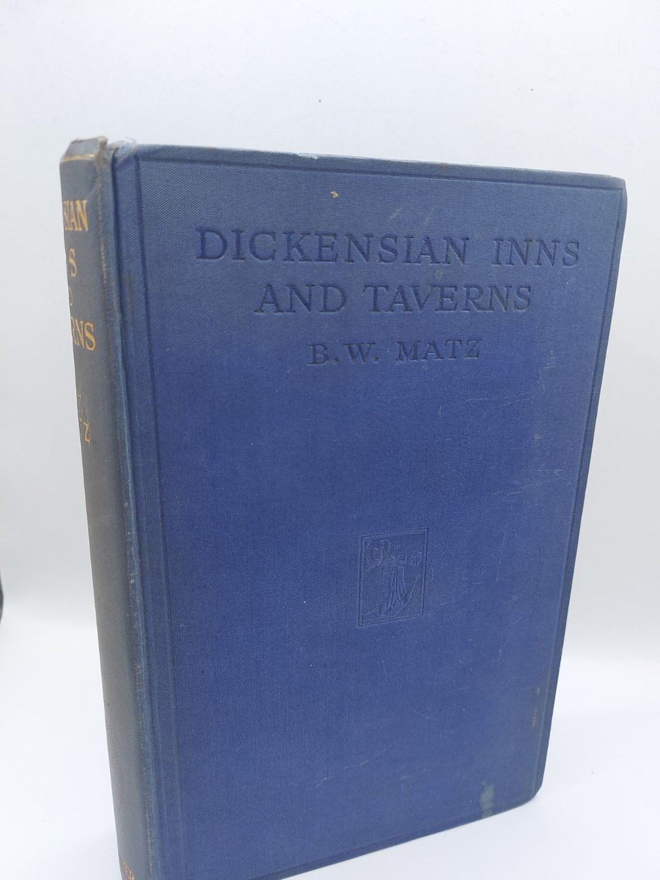 1923 second edition Dickensian Inns And Taverns - MATZ BW hardback book