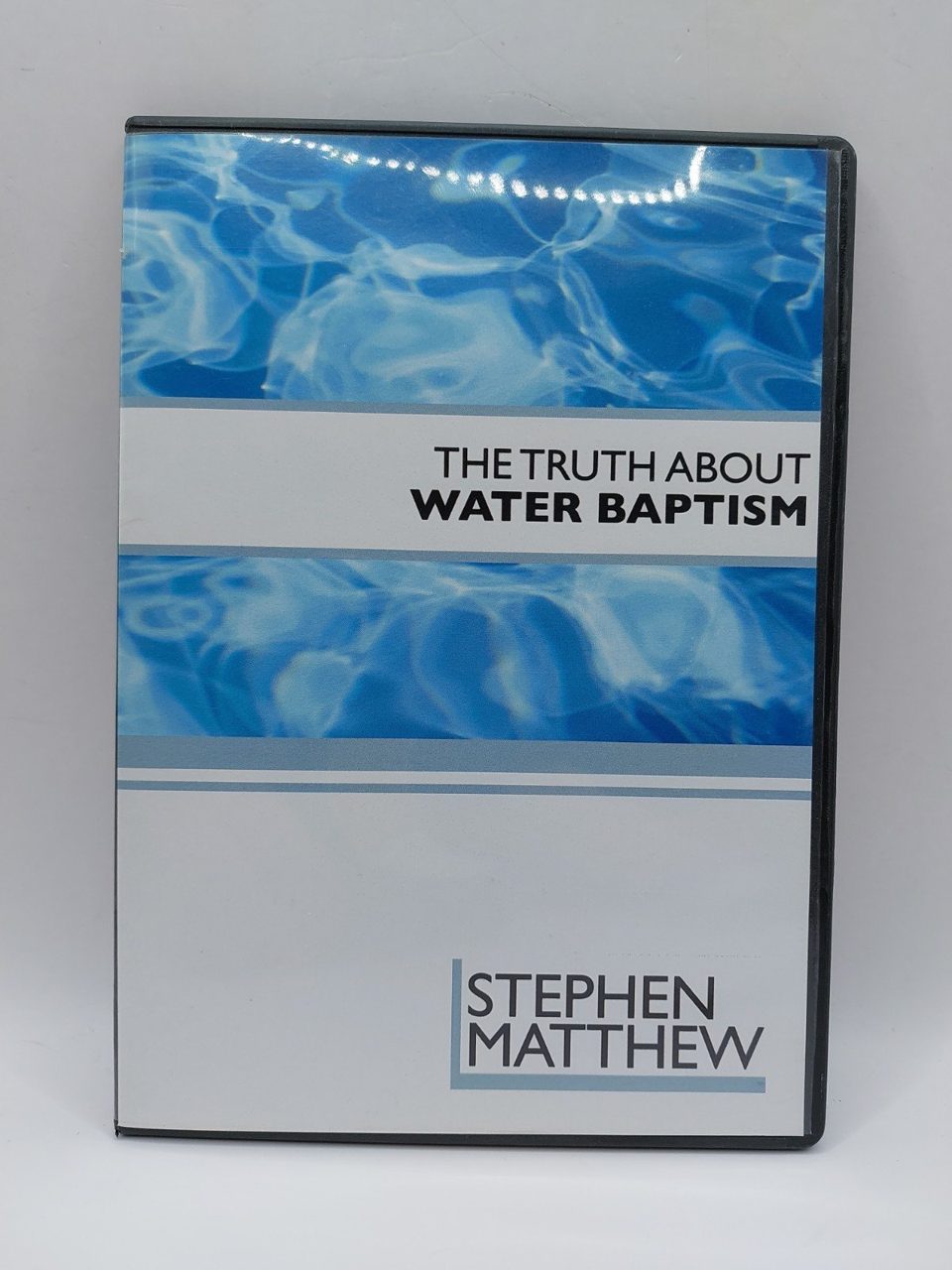 The Truth About Water Baptism Stephen Mathew DVD