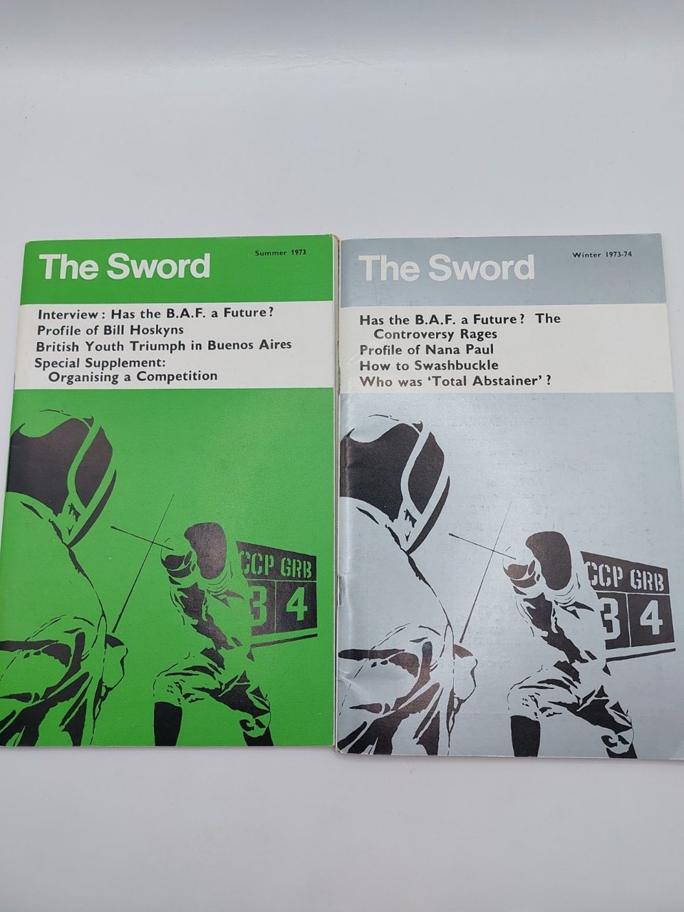 The Sword Fencing Journal Summer 1973 Winter 1973-74