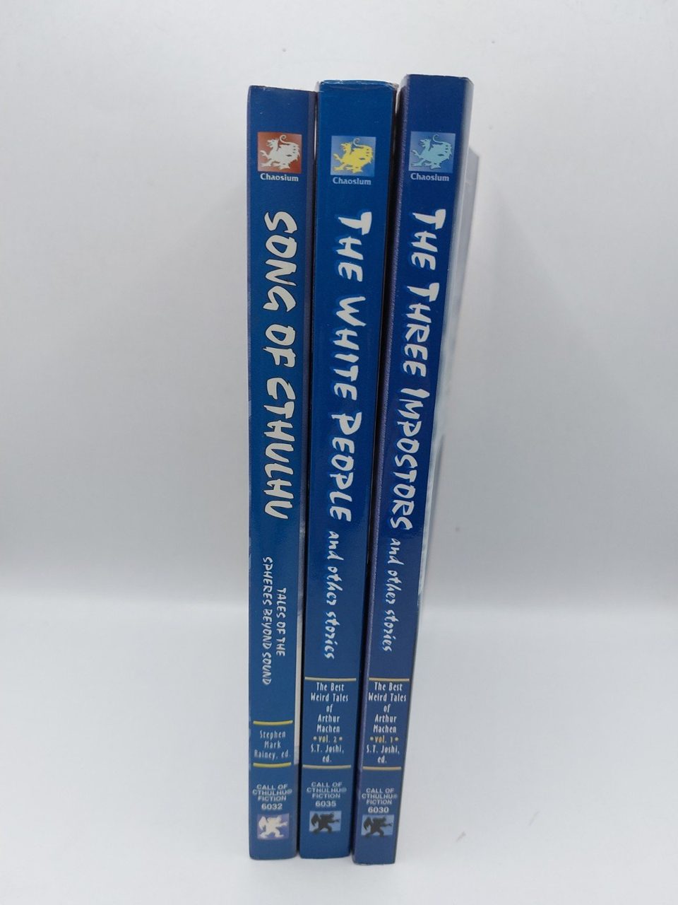 Chaosium Call Of Cthulhu Fiction Arthur Machen & Others 3 Volumes.