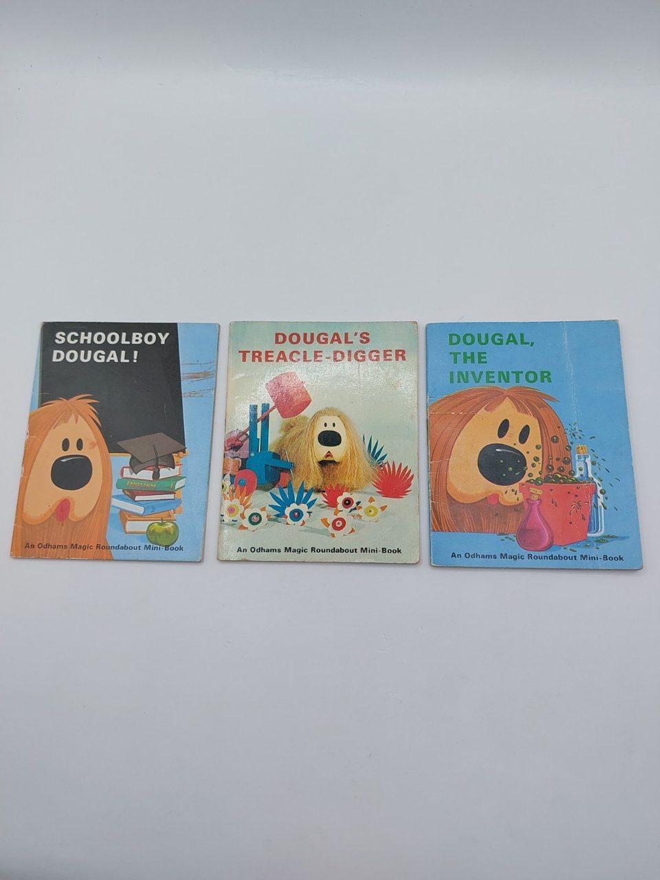 3 Odhams Magic Roundabout Mini-Books