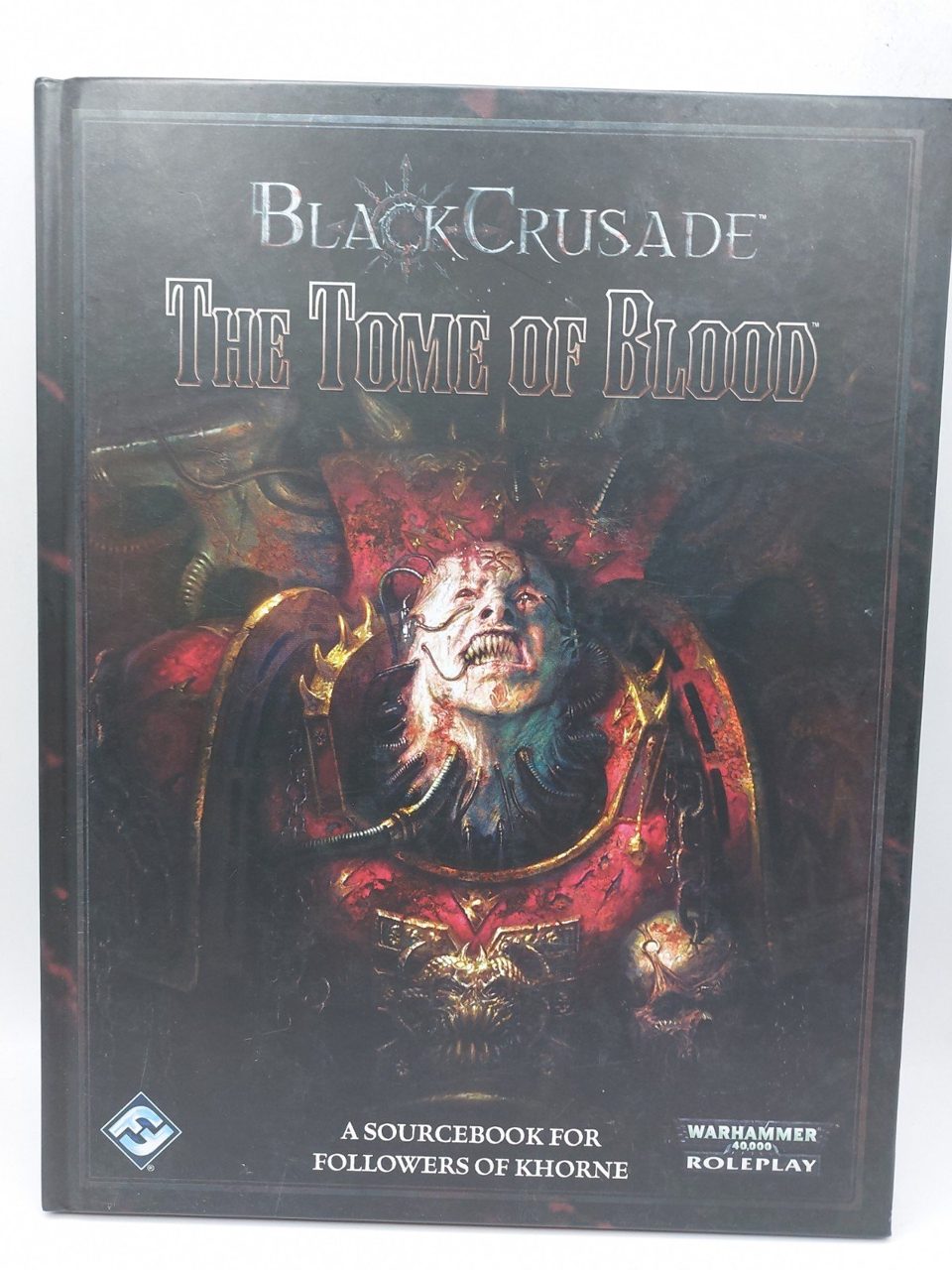 Warhammer 40k RPG Black Crusade Tome of Blood Khorne Sourcebook Fantasy Flight