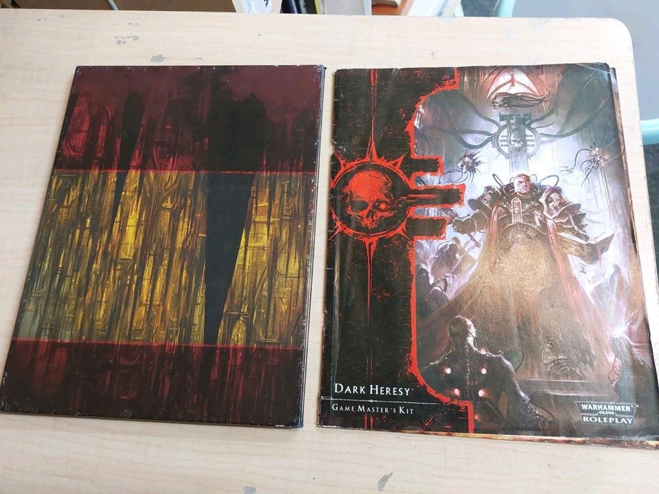 Warhammer 40k RPG Dark Heresy Game Masters Kit Screen.