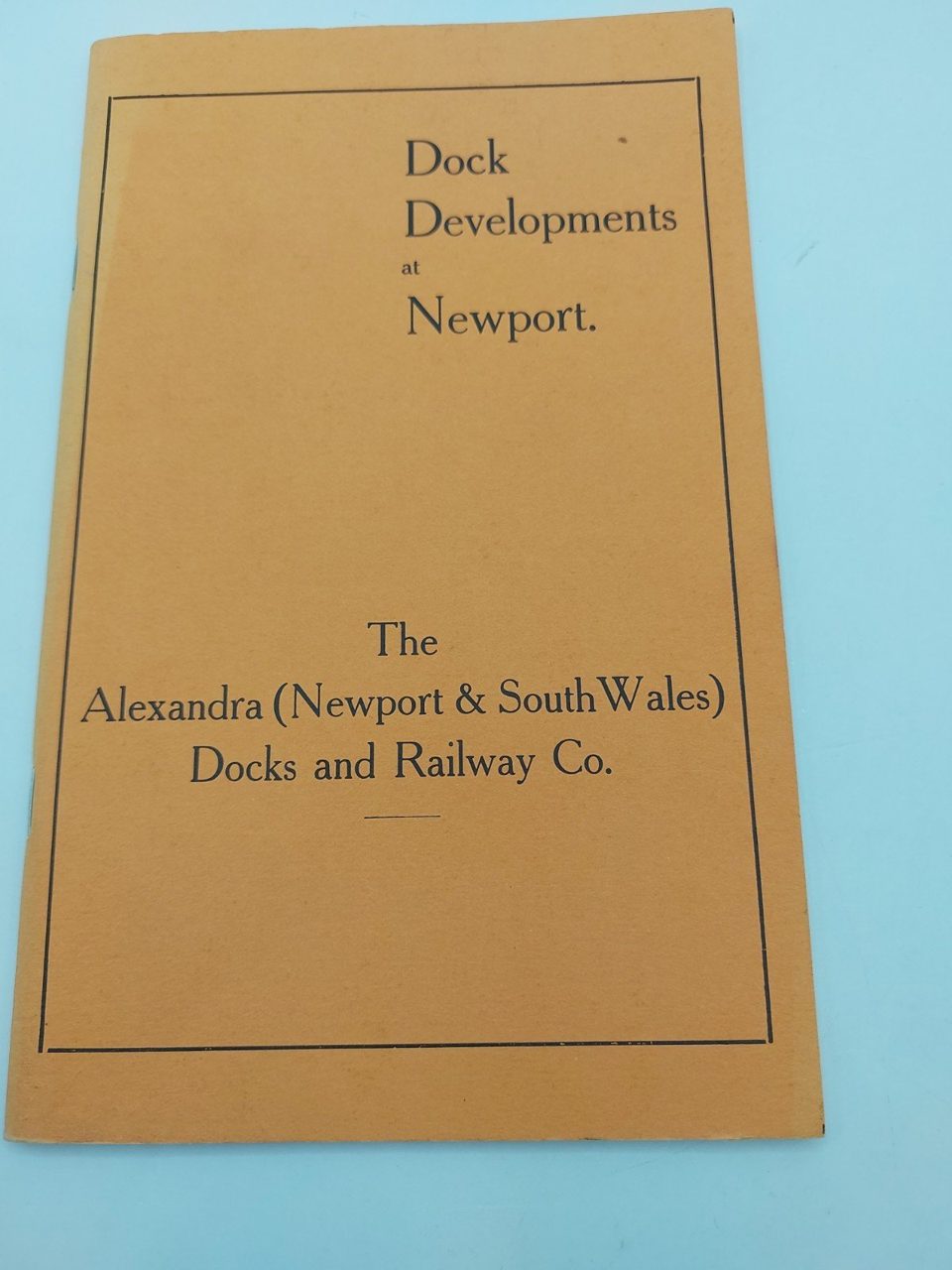 Dock Developments At Newport Lightmore Facsimile Series No.4
