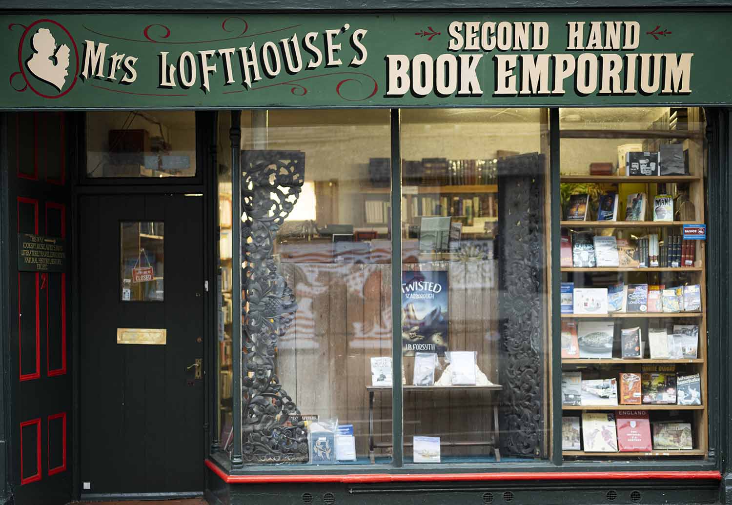 Bookshop front