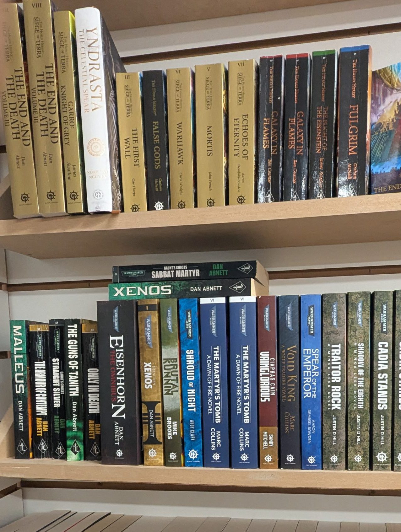 Selection of Warhammer Horus Heresy books